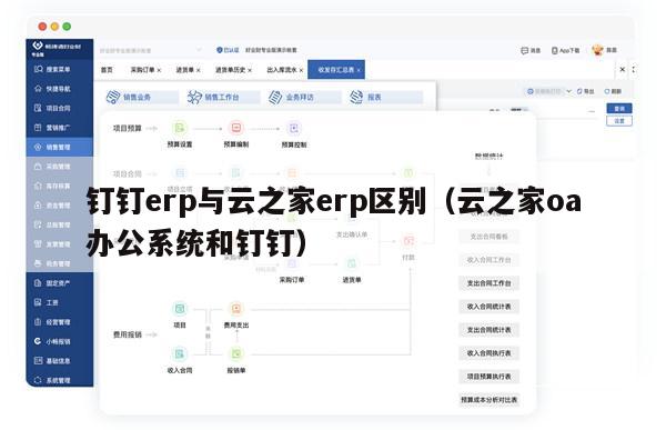 钉钉erp与云之家erp区别（云之家oa办公系统和钉钉）