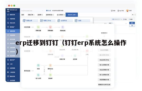 erp迁移到钉钉（钉钉erp系统怎么操作）