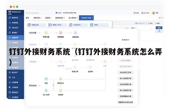 钉钉外接财务系统（钉钉外接财务系统怎么弄）