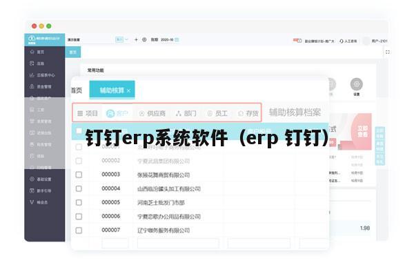 钉钉erp系统软件（erp 钉钉）