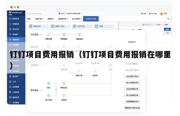 钉钉项目费用报销（钉钉项目费用报销在哪里）
