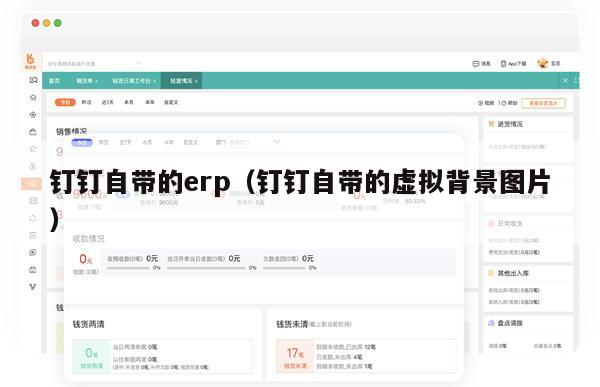 钉钉自带的erp（钉钉自带的虚拟背景图片）