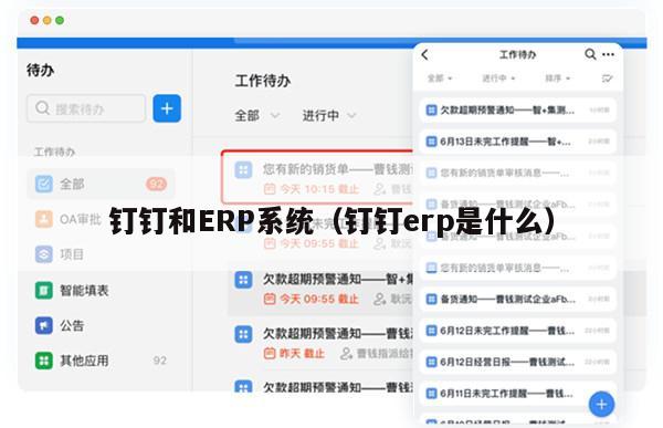 钉钉和ERP系统（钉钉erp是什么）