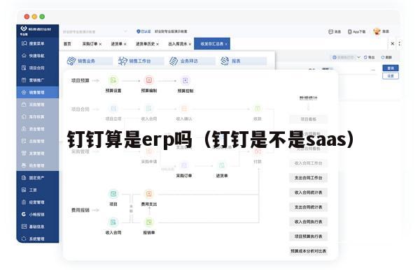 钉钉算是erp吗（钉钉是不是saas）