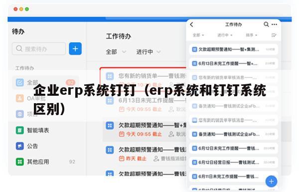 企业erp系统钉钉（erp系统和钉钉系统区别）