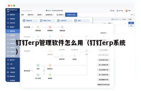 钉钉erp管理软件怎么用（钉钉erp系统）