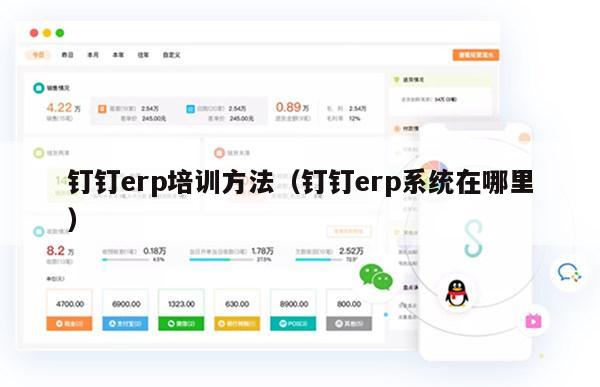钉钉erp培训方法（钉钉erp系统在哪里）
