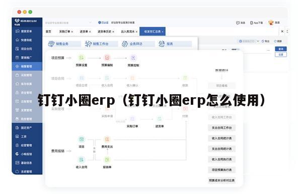 钉钉小圈erp（钉钉小圈erp怎么使用）