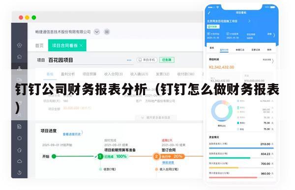 钉钉公司财务报表分析（钉钉怎么做财务报表）