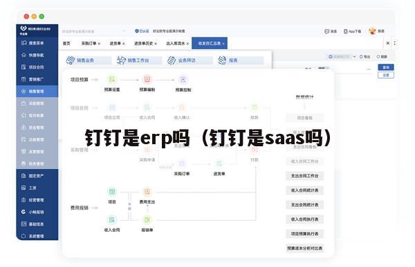钉钉是erp吗（钉钉是saas吗）