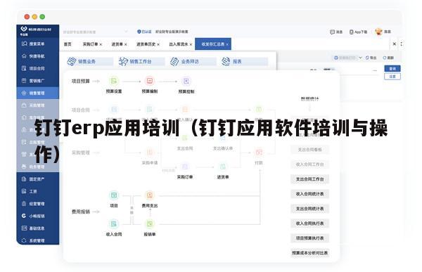 钉钉erp应用培训（钉钉应用软件培训与操作）