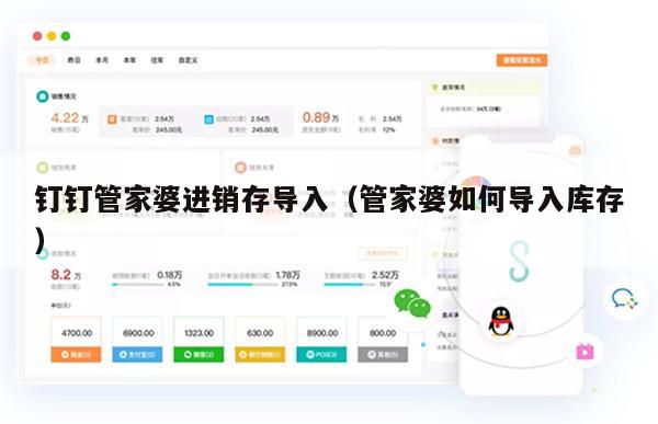 钉钉管家婆进销存导入（管家婆如何导入库存）