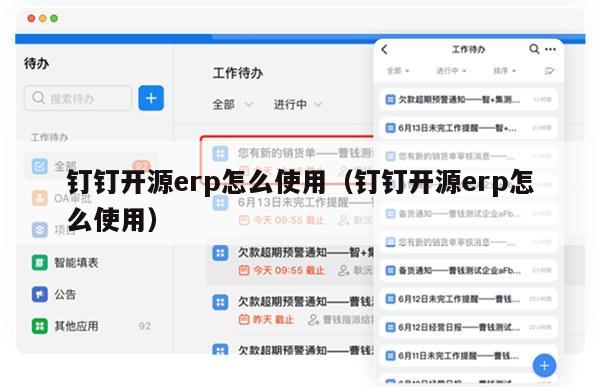 钉钉开源erp怎么使用（钉钉开源erp怎么使用）