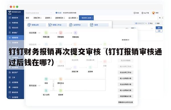 钉钉财务报销再次提交审核（钉钉报销审核通过后钱在哪?）
