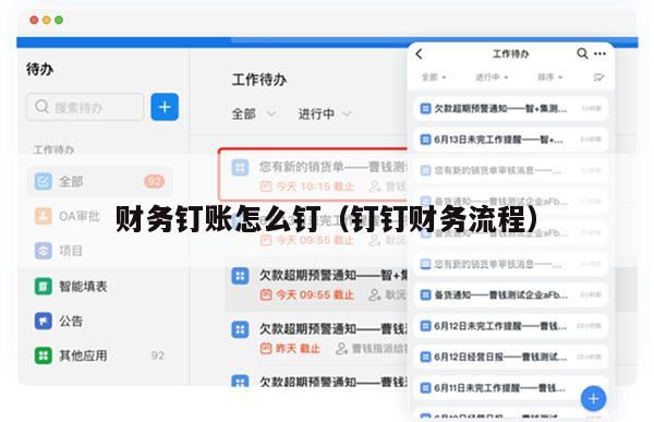 财务钉账怎么钉（钉钉财务流程）