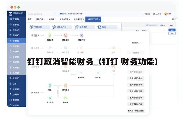 钉钉取消智能财务（钉钉 财务功能）