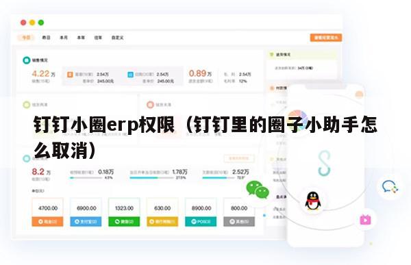 钉钉小圈erp权限（钉钉里的圈子小助手怎么取消）