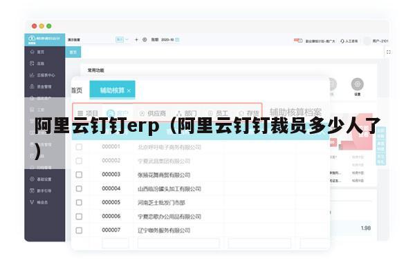 阿里云钉钉erp（阿里云钉钉裁员多少人了）