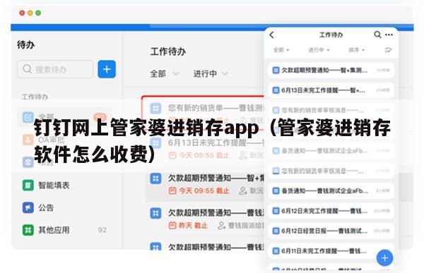 钉钉网上管家婆进销存app（管家婆进销存软件怎么收费）