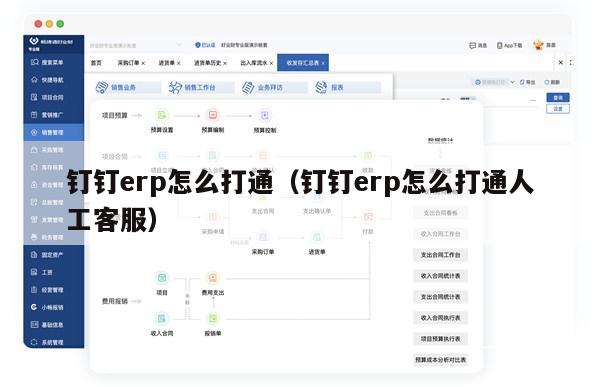 钉钉erp怎么打通（钉钉erp怎么打通人工客服）