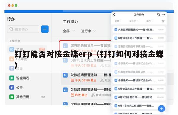 钉钉能否对接金蝶erp（钉钉如何对接金蝶）