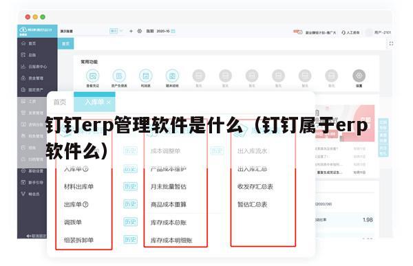 钉钉erp管理软件是什么（钉钉属于erp软件么）