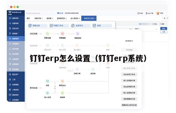 钉钉erp怎么设置（钉钉erp系统）