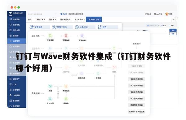 钉钉与Wave财务软件集成（钉钉财务软件哪个好用）