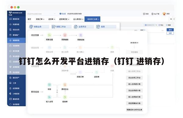 钉钉怎么开发平台进销存（钉钉 进销存）