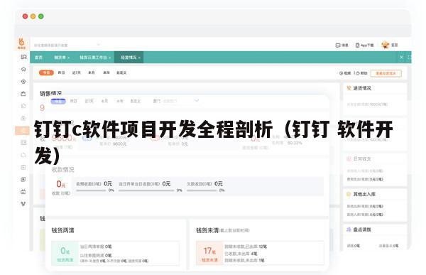 钉钉c软件项目开发全程剖析（钉钉 软件开发）