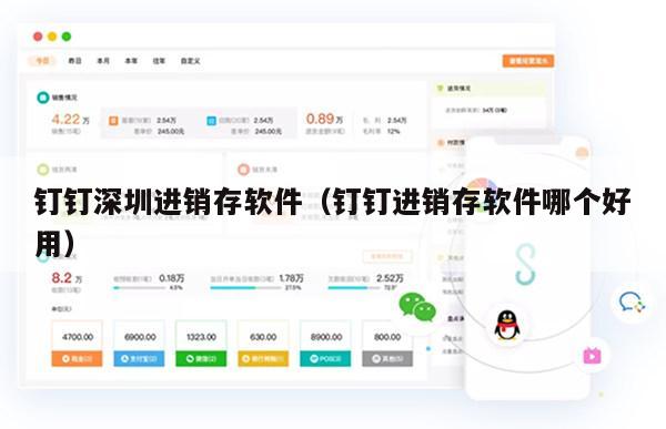 钉钉深圳进销存软件（钉钉进销存软件哪个好用）