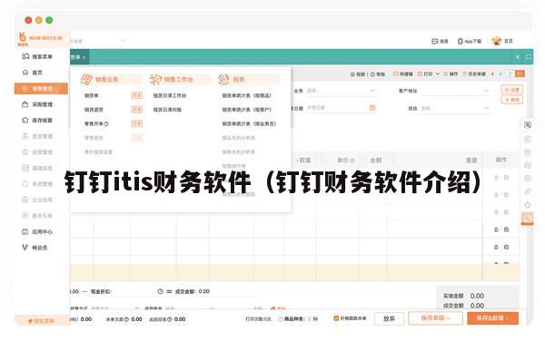 钉钉itis财务软件（钉钉财务软件介绍）
