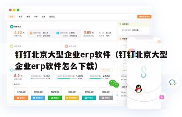 钉钉北京大型企业erp软件（钉钉北京大型企业erp软件怎么下载）