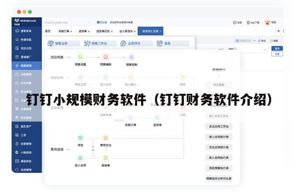 钉钉小规模财务软件（钉钉财务软件介绍）