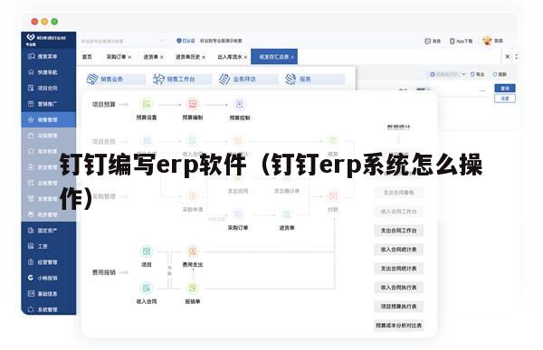 钉钉编写erp软件（钉钉erp系统怎么操作）