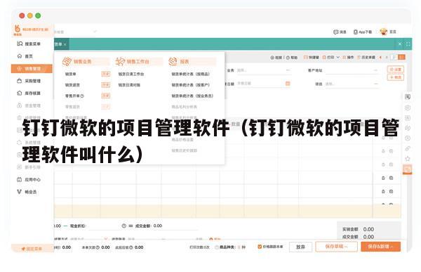 钉钉微软的项目管理软件（钉钉微软的项目管理软件叫什么）