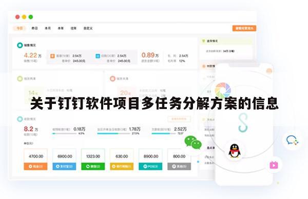 关于钉钉软件项目多任务分解方案的信息