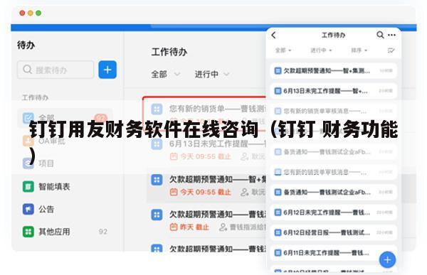 钉钉用友财务软件在线咨询（钉钉 财务功能）
