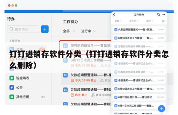 钉钉进销存软件分类（钉钉进销存软件分类怎么删除）