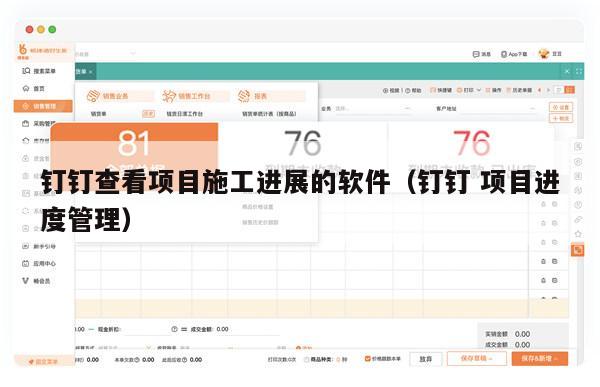 钉钉查看项目施工进展的软件（钉钉 项目进度管理）