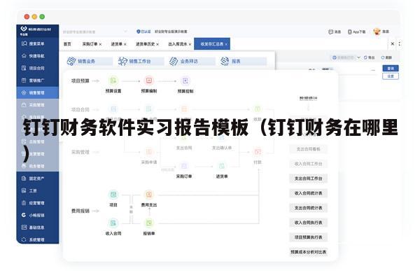 钉钉财务软件实习报告模板（钉钉财务在哪里）