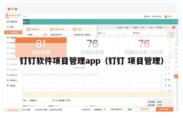 钉钉软件项目管理app（钉钉 项目管理）