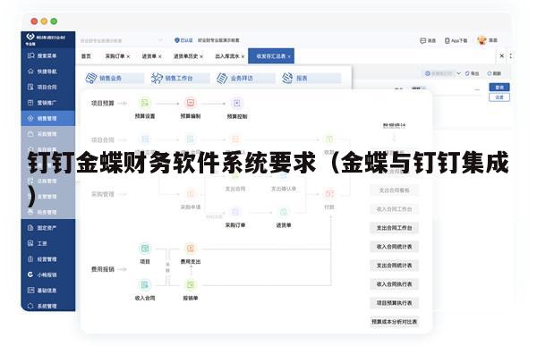 钉钉金蝶财务软件系统要求（金蝶与钉钉集成）