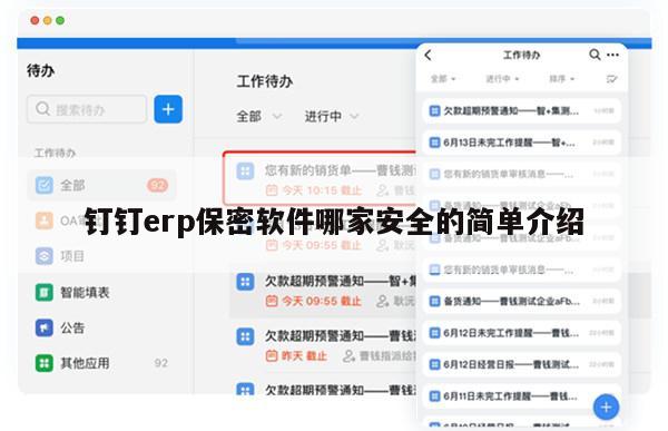 钉钉erp保密软件哪家安全的简单介绍