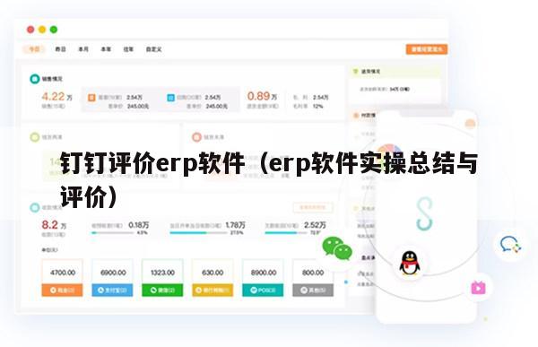 钉钉评价erp软件（erp软件实操总结与评价）