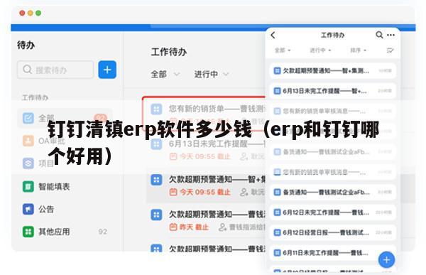 钉钉清镇erp软件多少钱（erp和钉钉哪个好用）