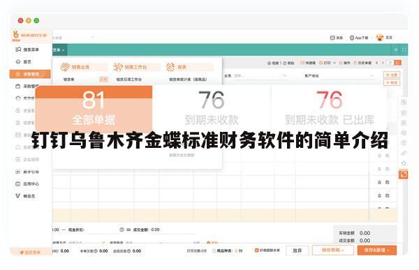 钉钉乌鲁木齐金蝶标准财务软件的简单介绍