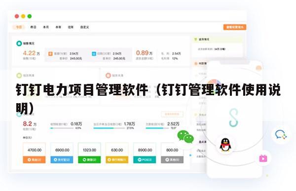 钉钉电力项目管理软件（钉钉管理软件使用说明）