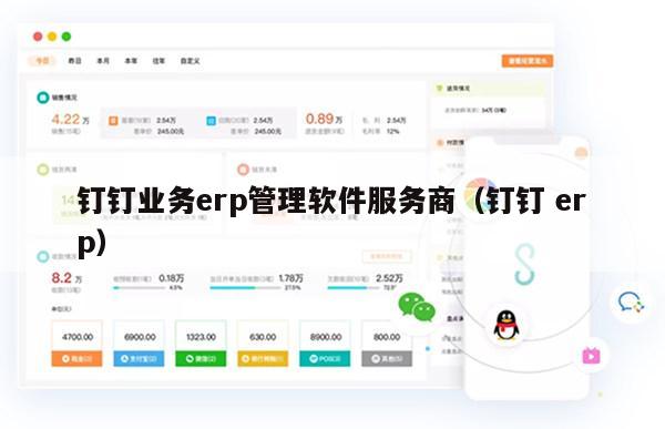 钉钉业务erp管理软件服务商（钉钉 erp）