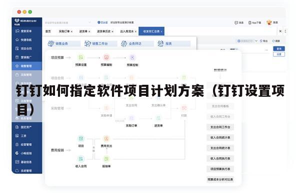 钉钉如何指定软件项目计划方案（钉钉设置项目）